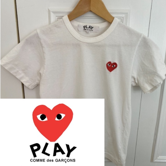 Comme des Garcons PLAY | Tops | Commes Des Garcons Play Tshirt | Poshmark